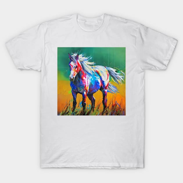 Standing steed T-Shirt by bogfl